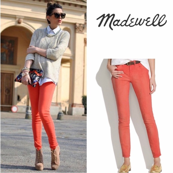 Madewell Denim - *MADEWELL* Coral Skinny Skinny Ankle Jeans